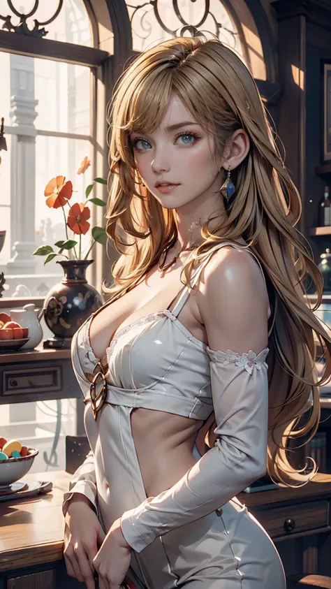 Front Face Full Frame ,  realistic details, Stanley Artgarm Lau,  candy to wear on your arm , French Canadian, Norwegian, Irish,  blonde,  skinny, Tiny, thin,  small, hot,  blue eyes,  hourglass figure , 5'4, 8K Yen, 4k yen,  beautiful lighting arranged in...