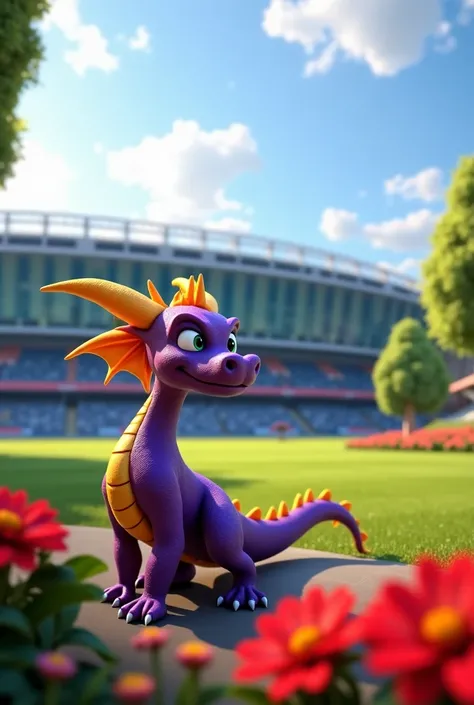 Groupama stadium avec spyro