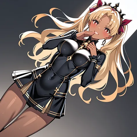 Ereshkigal, blonde hair, Long Hair, Looking at viewer, Smile, Blush, High Resolution, Masterpiece, Accurate, Anatomically Correct, Award Winning, Best Quality, Detail, HD, High Details, High Quality, Quality, Super Detailed, UHD, twintails, Breasts, Large ...