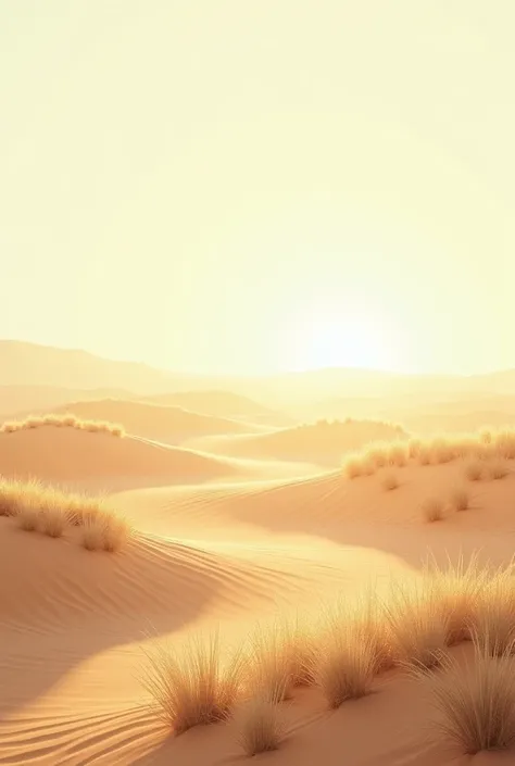  Light and sparsely desert land with grass