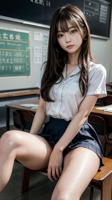  high resolution,  Super Detail,  photorealistic,   1 Beautiful Japanese High School Girl ,  high definition beautiful face ,  straight hair,  medium dark hair ,  beautiful legs,  closed eyes,  hurts,  good, Naked,   sitting with legs spread out  , 1 beaut...