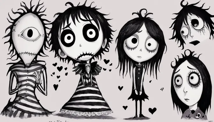     Tim Burton's Style、Heartbroken person