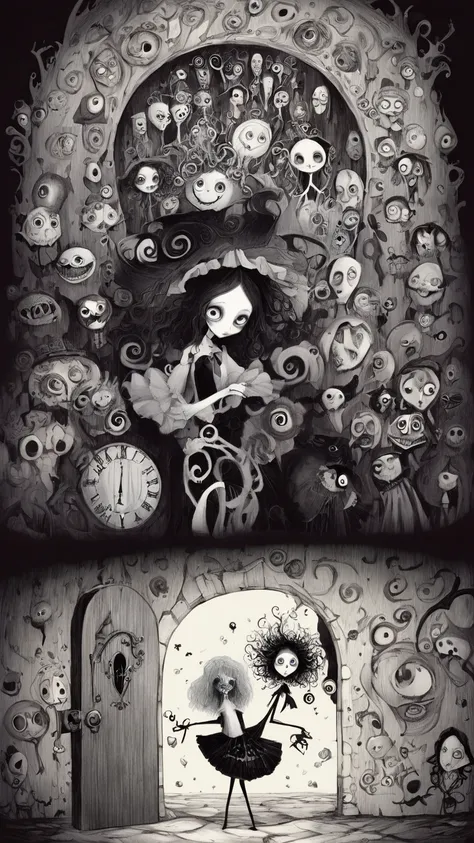     Tim Burton's Style、secret door、An interesting person