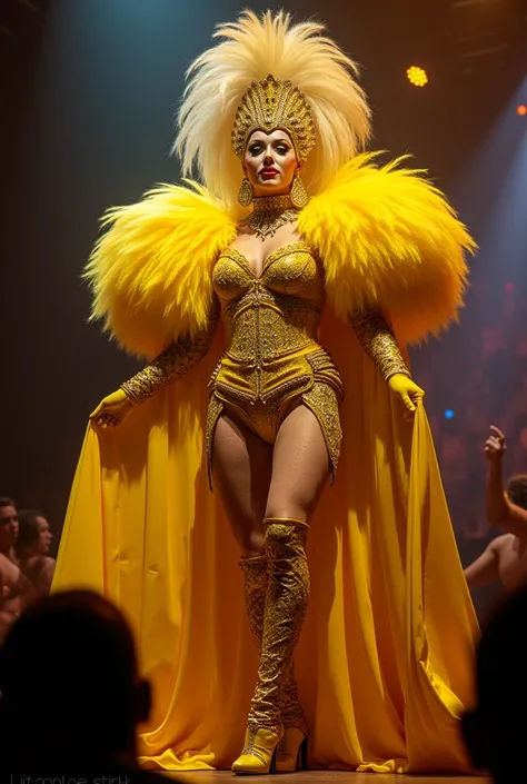 Yellow dragqueen