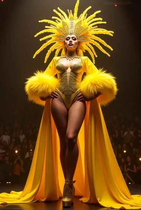 Yellow dragqueen