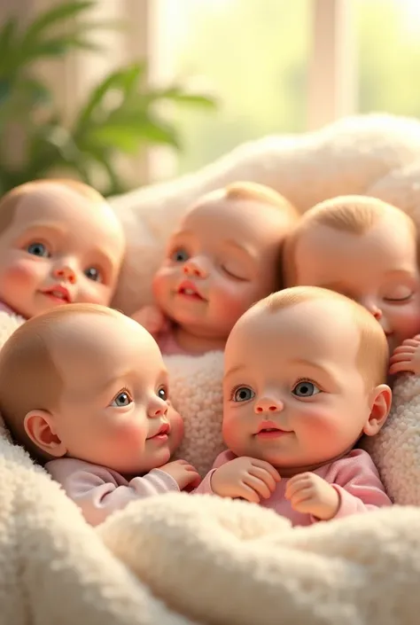 10 human babies