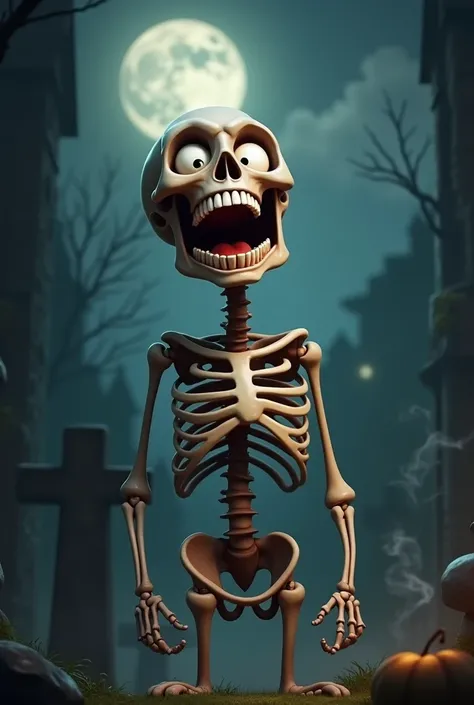 Laughing skeleton 