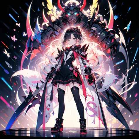 **"High-quality, high-resolution, dark fantasy anime-style art. A single girl, once known as Sailor Mercury, has been completely corrupted by darkness and reborn as a member of the enemy organization. She has long, straight, crimson-red hair that flows smo...