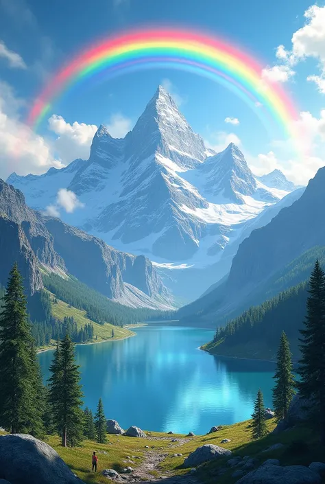 Mountain rainbow