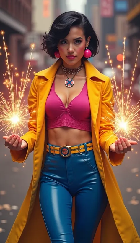 Jubilee is a versatile character. Here are some general characteristics, that are attributed to her:
 * s look: Jubilee is often portrayed as young and energetic.
 * Asian roots: Her origins are frequently portrayed as Asian, which is reflected in her faci...