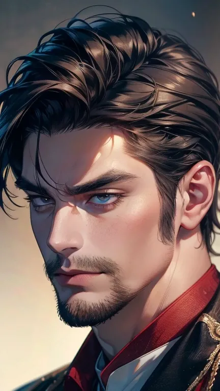 (     borrowed letter ,4K,8k,     highres,     masterpiece :1.2),     ultra-detailed    ,(realistic,photorealistic,photo-realistic:1.37),36-year-old man,3 day beard,Beautiful anime,Portraits,strong,Masculine,      with black hair  ,sharp jaw,         mesme...