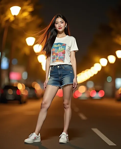 . A 45-megapixel 8K 3D portrait shot with the highest quality cameras. Canon and Fuji cameras use the highest quality and most modern film, very realistic images and colors. Asian models. Korean girl makeup Very delicate eyes Glossy Portland skin Glossy ti...