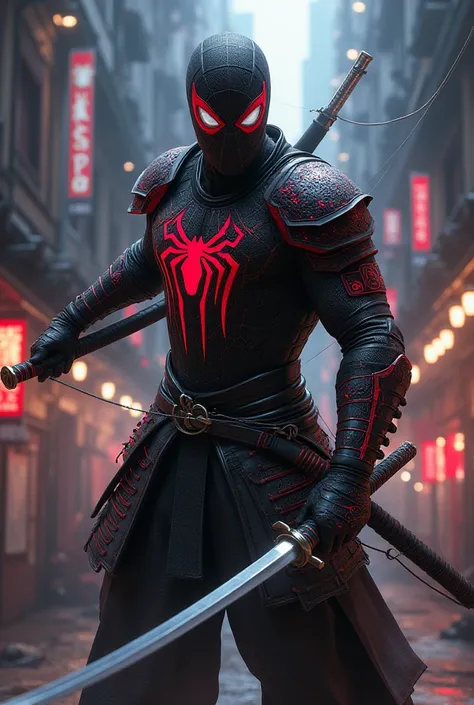 spiderman samurai