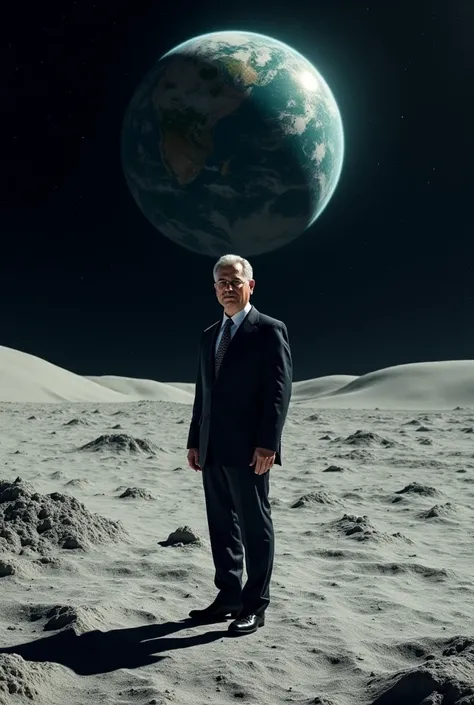 Bahr on the moon with the President of the Lebanese Republic