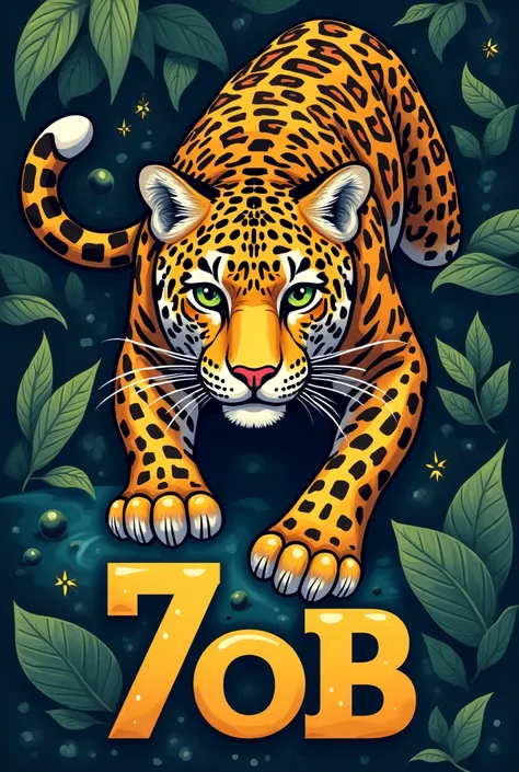 An interclass cover for class 7ºB and the mascot is a leopard 