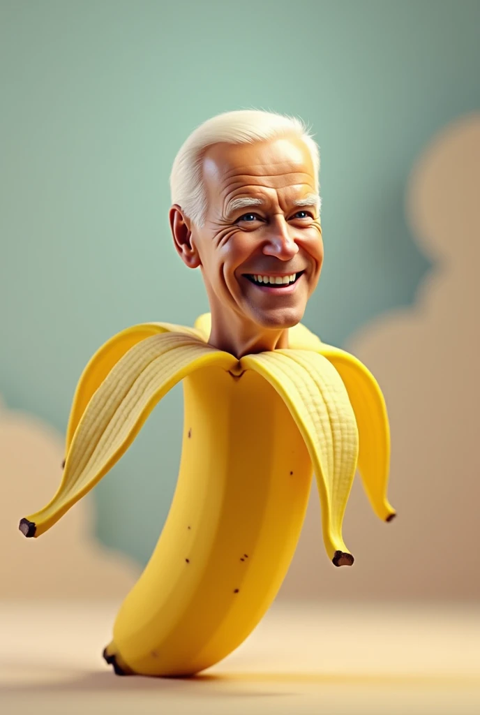 Banana with joe biden face