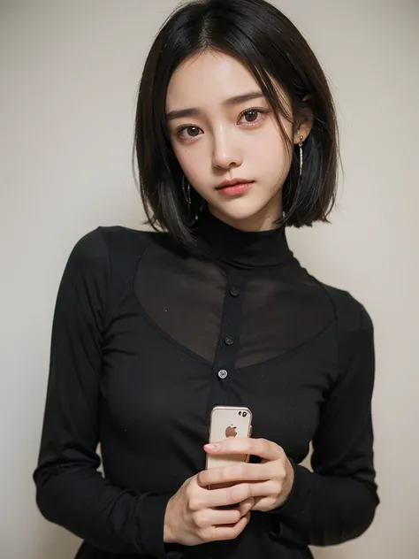 ( beautiful 21-year-old Japanese girl ), ( small chest:1.5),(solo, 1 GIRL, Textured Skin,  detailed skin, high detail,  best quality ,  more details,  surrealism , RAW photos ,Photographicism, professional writing),(( black hair,  dark eyes, natural makeup...