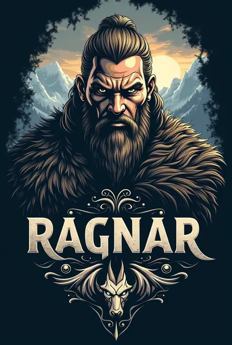 Logo with name and image related to RAGNAR 