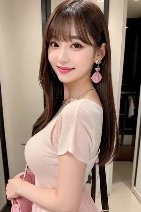                           high image quality                     ,bangs、           Long Retreat    、                brown eyes   、   Big Breasts  ,                cute comment model figure         、167cm      、22 years old、            Tenpro Makeup        ...