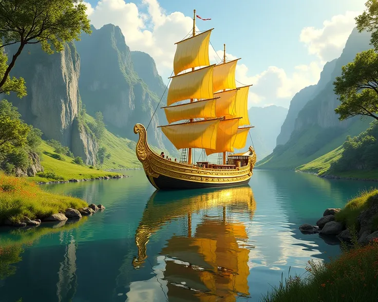 Golden ship landscaper 