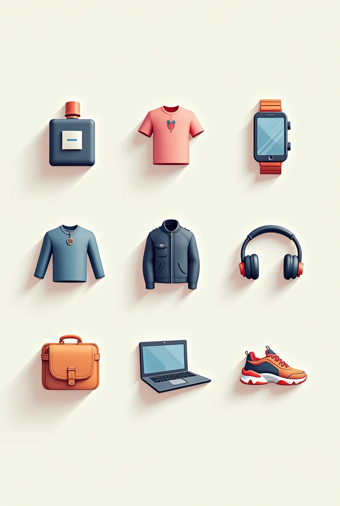 simple modern minimalist 3d icon cartoon style                                                                                                                                                                                                                  ...