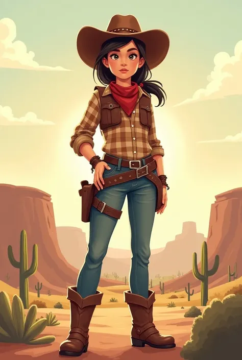 Girl cowboy 2d woody