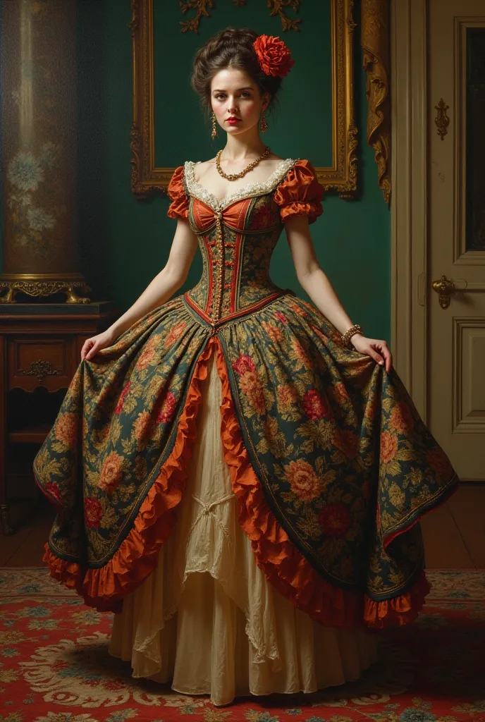  In Victorian era a woman showing her dress, but that they are different and so are women  