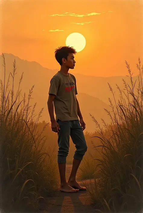 Footnote to Youth
Jose Garcia Villa
1The sun was salmon and hazy in the west. Dodong thought to himself he would tell his father 
about Teang when he got home, after he had unhitched the carabao from the plow, and let it to 
its shed and fed it. He was hes...