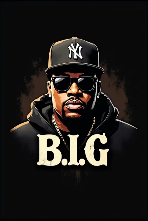 Rapper logo inspired by Notorius Big