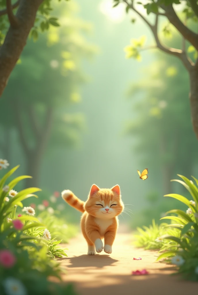 Walking cat video animation 