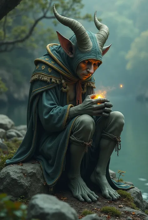 Scene 2: Tromp Feels Sad
(Tromp sits on a rock, looking at his magic bag, feeling hopeless.)
Tromp: (sighs) "Maybe I’m not good at magic after all..."
