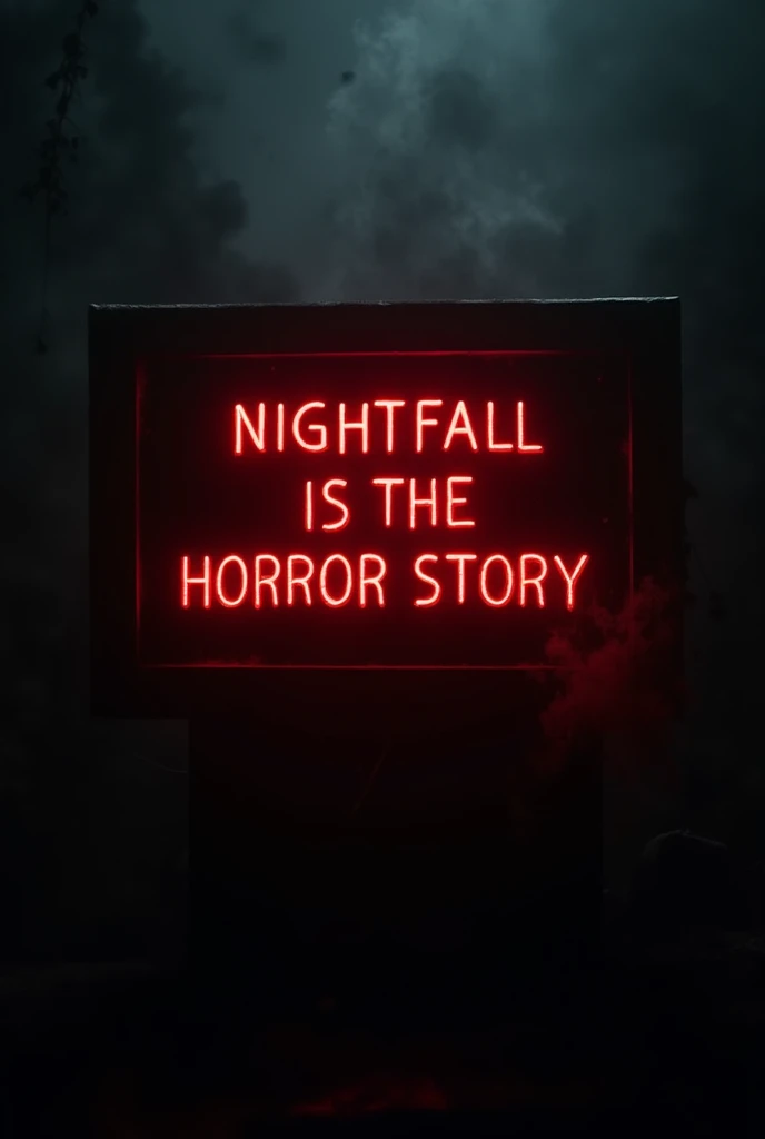 A dark screen with glowing red text: "Subscribe to Nightfall Horror Story for more chilling tales!"]
