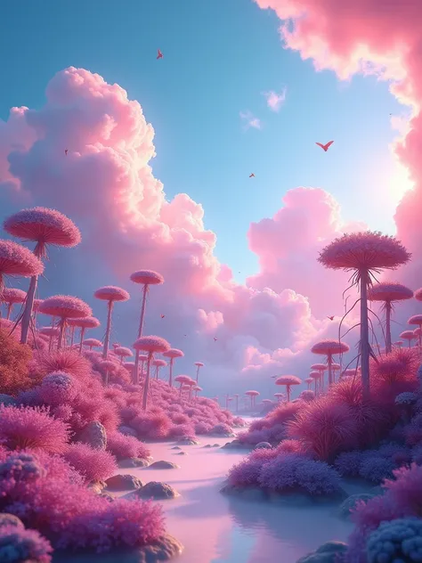  To create a stoned neural network image ,  similar to Pinterest ,  try using the following promt :

" Create a surreal image , where bright ,  neon colors mix with soft pastel tones .  The central element is a fantastic landscape with unusual plants and a...