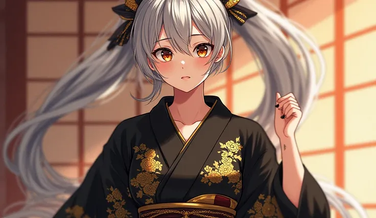 Biography: Has a sexy body and a beautiful face, and takes care of her skin
all over her body

She is a Girl and She is a Lesbian and she is Dressed in a Black and Gold Yukata for $100,000 of the Oda Clan with the Oda emblem and she is from Owari which is ...