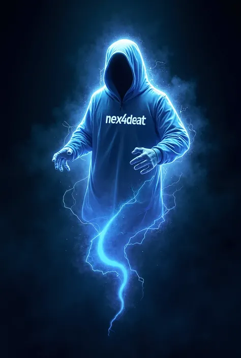 The electric effect ghost esport logo has the inscription 'NEX4DEAT' 