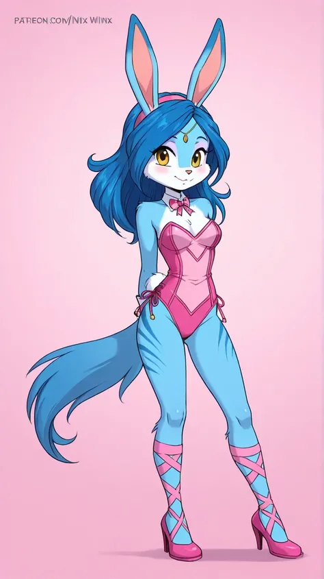 Female furry ager sara the Bunny winx club style 