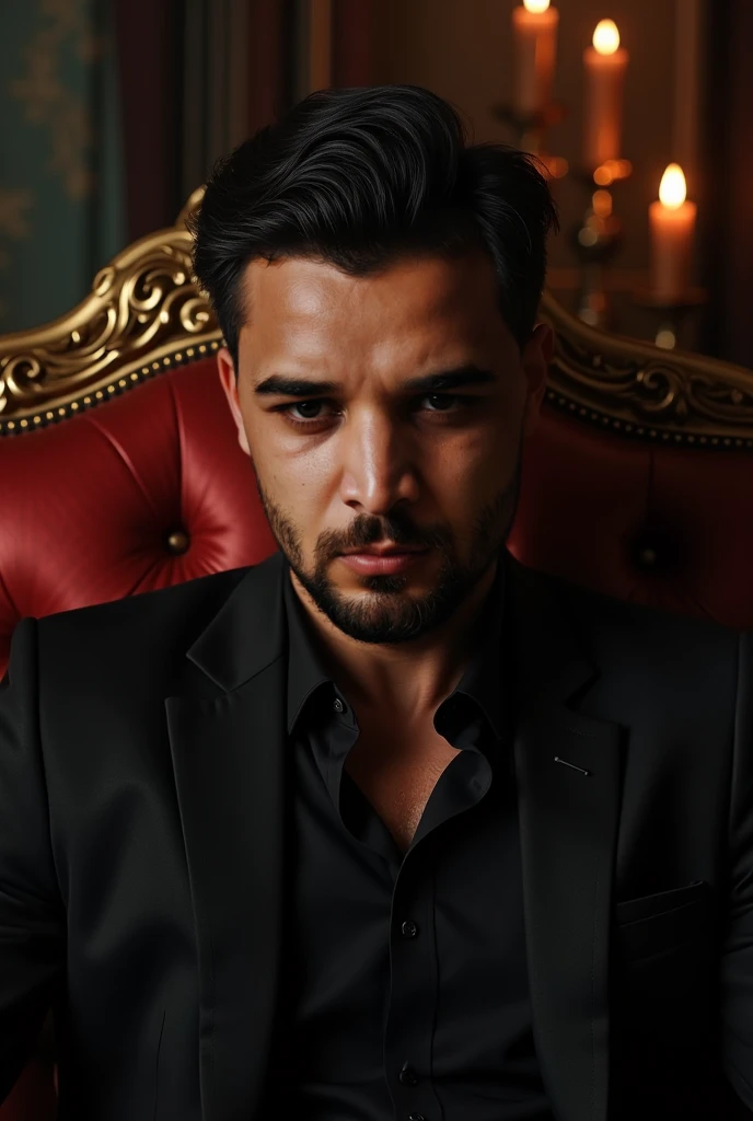 I want to make this person like the Turkish actor Aras in the series The Hole and a deep and luxurious image