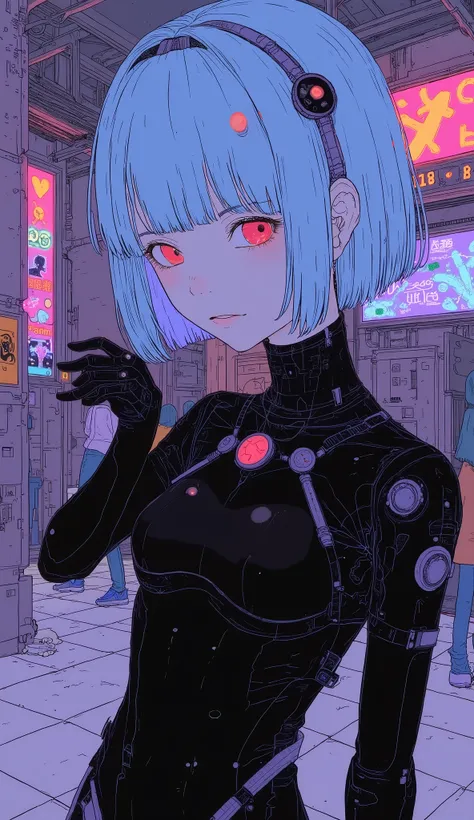  Top Quality 、  Masterpiece、  748cm style  、 8k wallpaper、  Masterpiece、  Top Quality 、  high detail、Cute poster、  absurd,  latest,  Neon Genesis Evangelion、  woman 1 person 、Rei Ayanami、  light blue hair、  short hair、  Red Eyes、  black plug suit 、 Masterp...