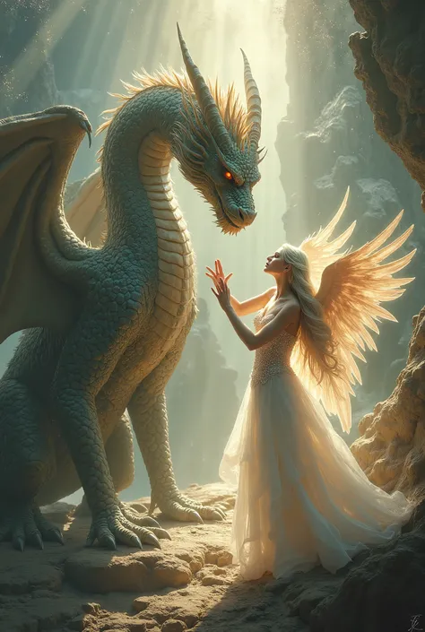 angel and dragon