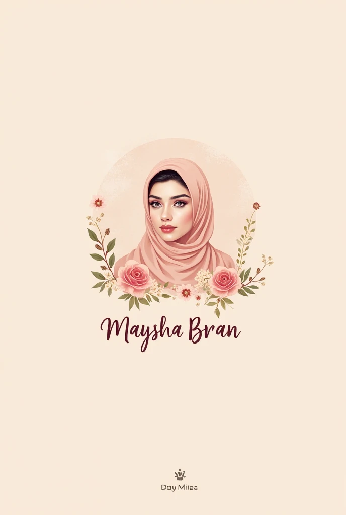 need a logo for women cute Mark her is "Maysha bran ✨🌸🧕"