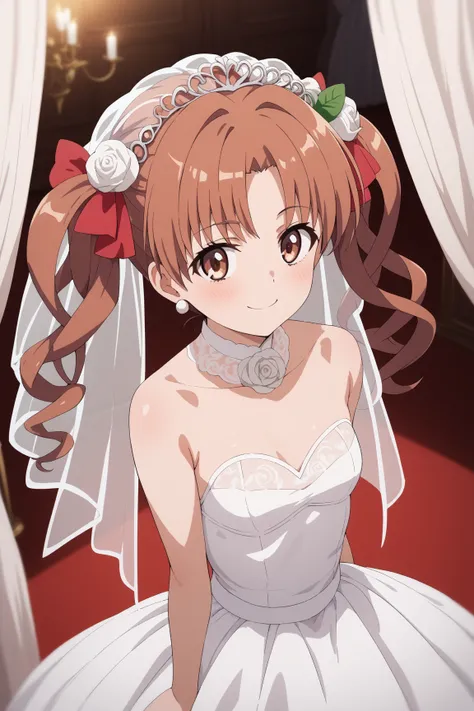 masterpiece,best quality,{{detailed beautiful face and eyes}}, very detailed background,
Kuroko Shirai,{{{megami magazine}}},long hair,brown hair,twintails,ringlets,hair bow,red bow,parted bangs,brown eyes,small breasts,
1girl,hairstyle: (wedding bun:1.2)
...