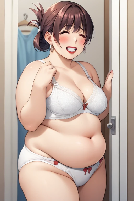  score_9,  score_8_  up the side,  score_7_  up the side,  score_6,  score_5_  up the side,  score_4_  up the side，Anime，nsfw，  No posts， Masterpiece,  Top Quality,  Super Detail, ((((time_ Sumeragi ,  Folded Ponytail ,  best anatomy ,   chubby stomach ， i...