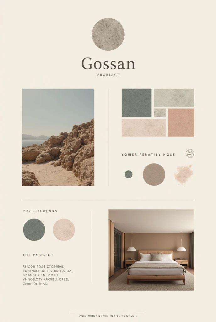 Create a graphic charter for a hotel at the establishment GOSSAN