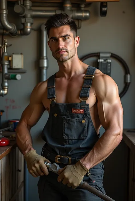 A handsome, sexy and able-bodied plumber