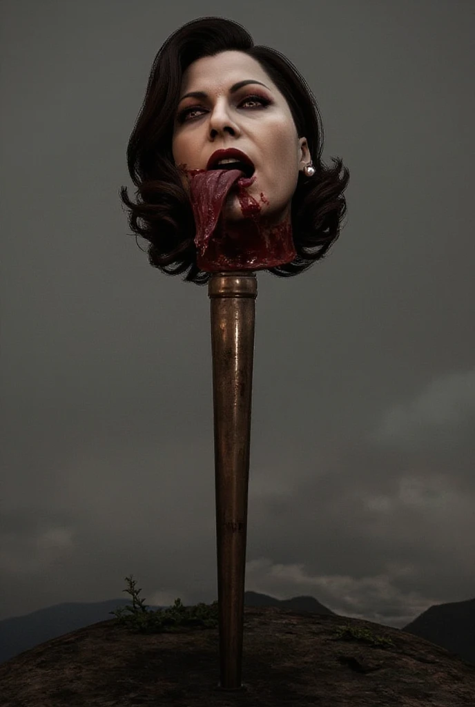 Milf mom  Lady (Mommy) Dimitrescu   A severed head on a peak is a severed stake.  Severed-peak With his tongue hanging out   dick-stake dick-spike dick-head   The head is at the peak of the peak count I found the decapitation in the freezer of the "Bloody ...