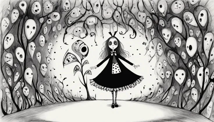     Tim Burton's Style、The person who appeared in Alice