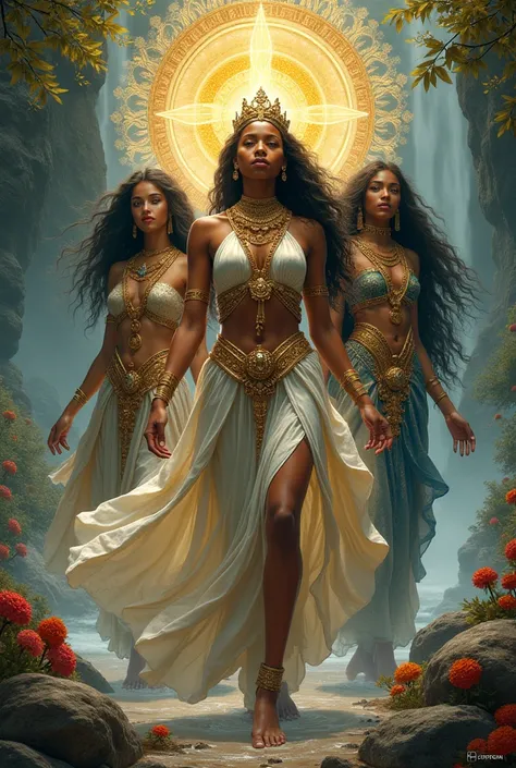 oshun, Yemayá and Oyá 