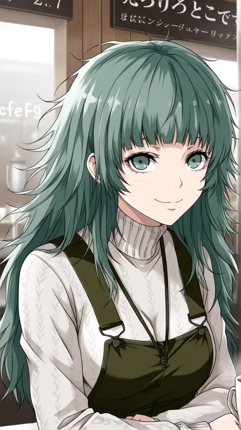 eto, Takatsuki,Tokyo ghoul
High quality ,  best quality , masterpiece,  High Resolution , detailed face( LoRA: eto),anatomically correct, detailed hair Style( LoRA: eto), Detailed bangs( LoRA: eto) ,
solo, 1 girl 
green eyes, green hair, messy hair,long ha...