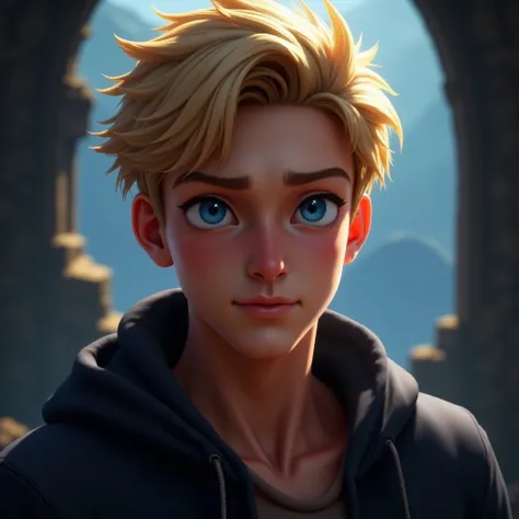 discord profile picture for 21 yo man blonde blue eyes from video game
