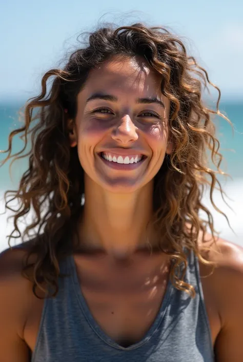 

Maria Anália, with her curly hair flowing in the breeze, graduated in physiotherapy with a focus on surfing, helping athletes prevent injuries and improve performance. Her work quickly stood out, making her a reference in the field.

